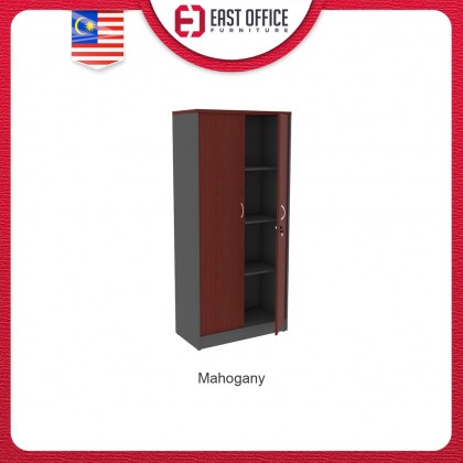 Tall wood storage cabinet 