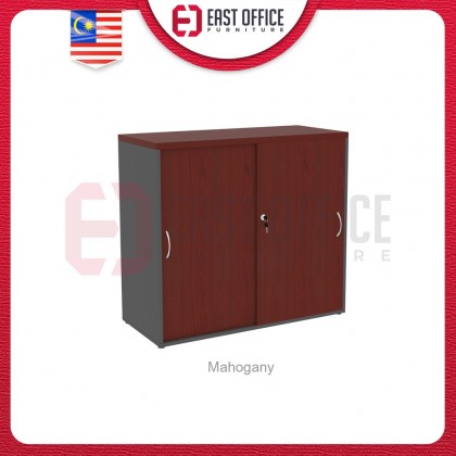Low Sliding Door Wood Cabinet