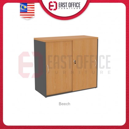 Low Sliding Door Wood Cabinet